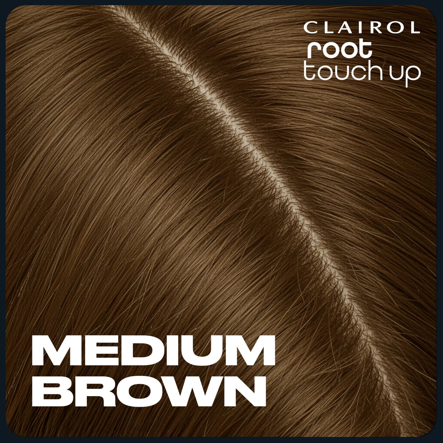 Clairol Root Touch-Up Temporary Concealing Powder, Medium Brown Hair Color | Ammonia Free | Instantly Cover Roots + Define Eyebrows | On-the-Go