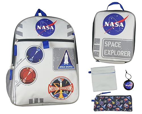 Bioworld NASA Space Explorer 16" Backpack 5 PC Set