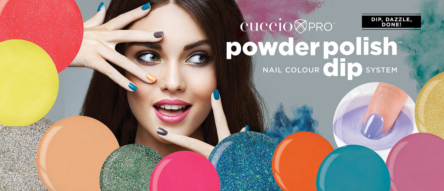 Cuccio Colour Powder Nail Polish - Lacquer For Manicure And Pedicure - Highly Pigmented Powder That Is Finely Milled - Durable Finish, Flawless Rich