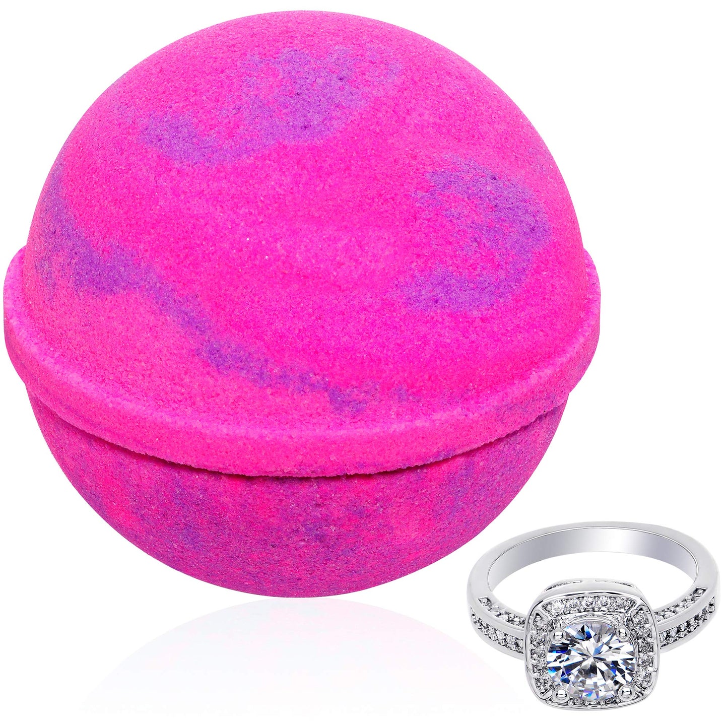 Bath Bomb with Ring Inside Love Potion Extra Large 10 oz. Made in USA (Ring Size 10)
