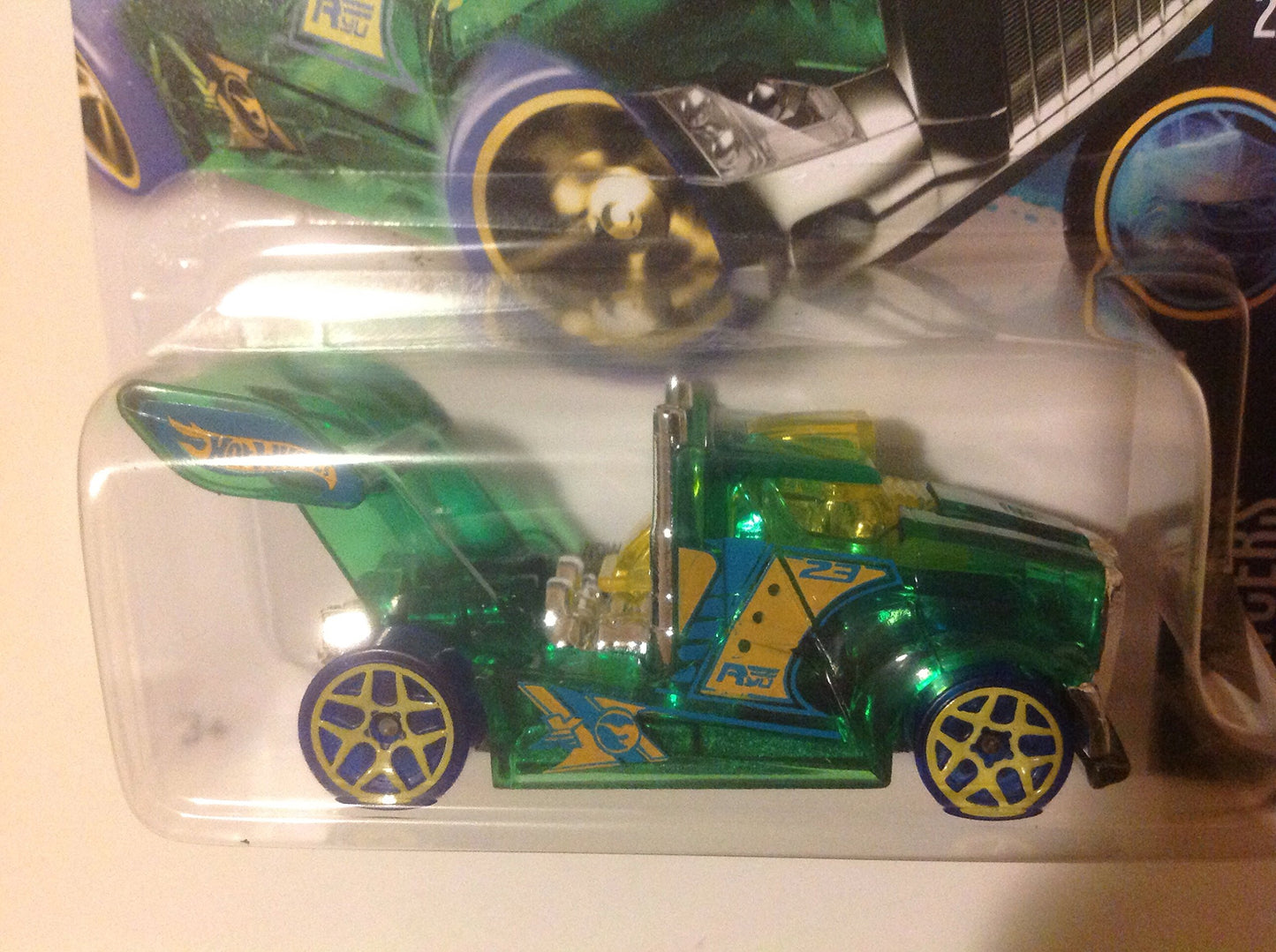Hot Wheels 2016 X-Raycers Rig Storm 12/250, Green (Treasure Hunt)