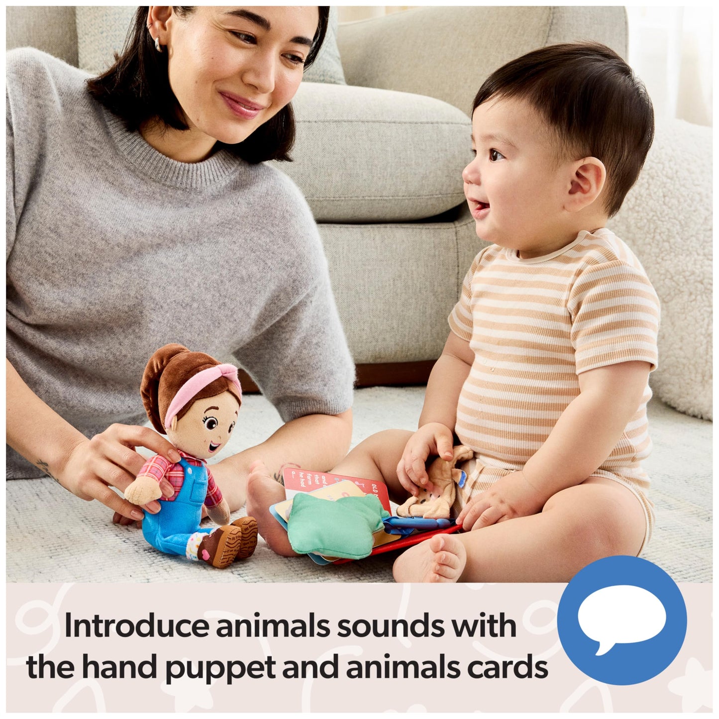 Ms. Rachel Official Farm Friends Baby Registry Gift Set with Plush, Animals Cards & Finger Puppet, Educational Toys & Baby Toys for Girls & Boys Ages…