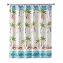 SKL Home by Saturday Knight Ltd. Paradise Beach Fabric Shower Curtain, Multicolored 70"x72"