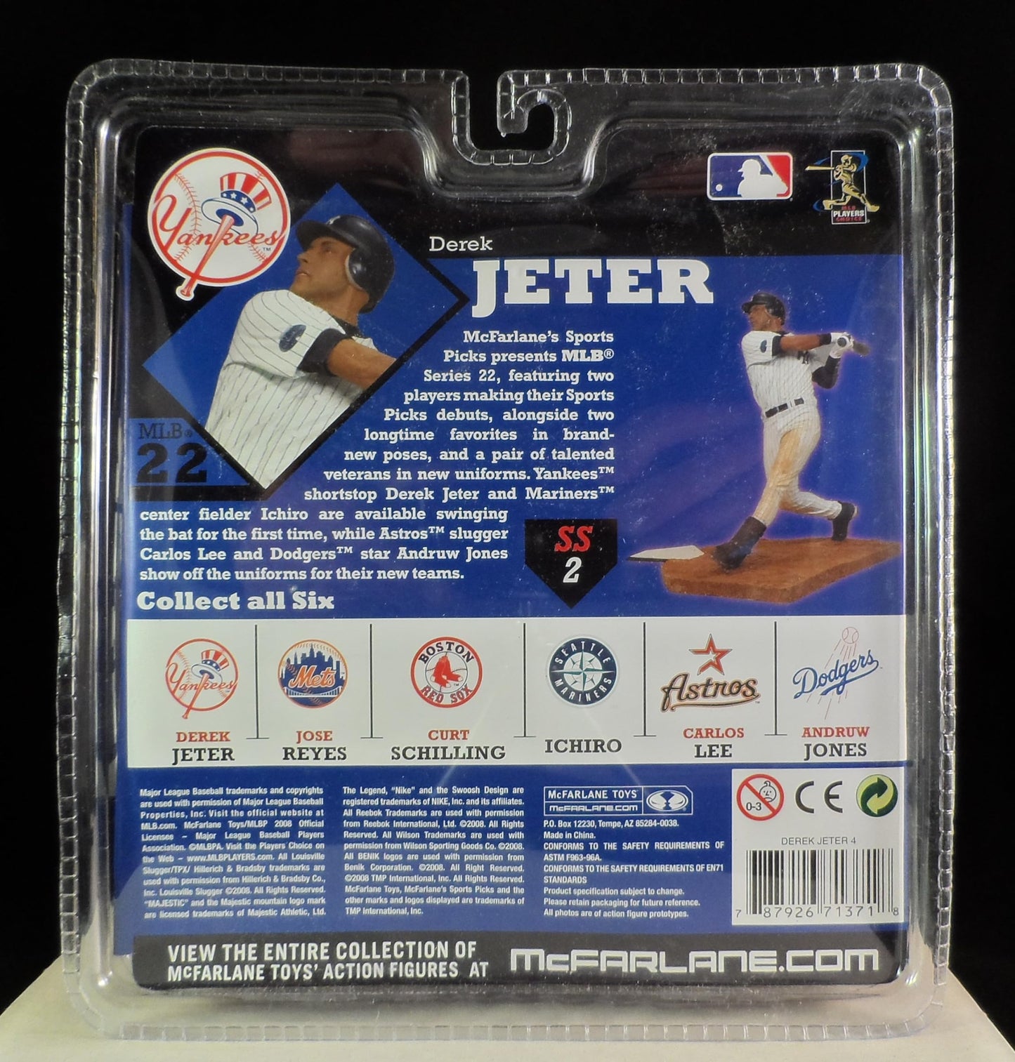 McFarlane MLB Series 22:Derek Jeter 4 - New York Yankees
