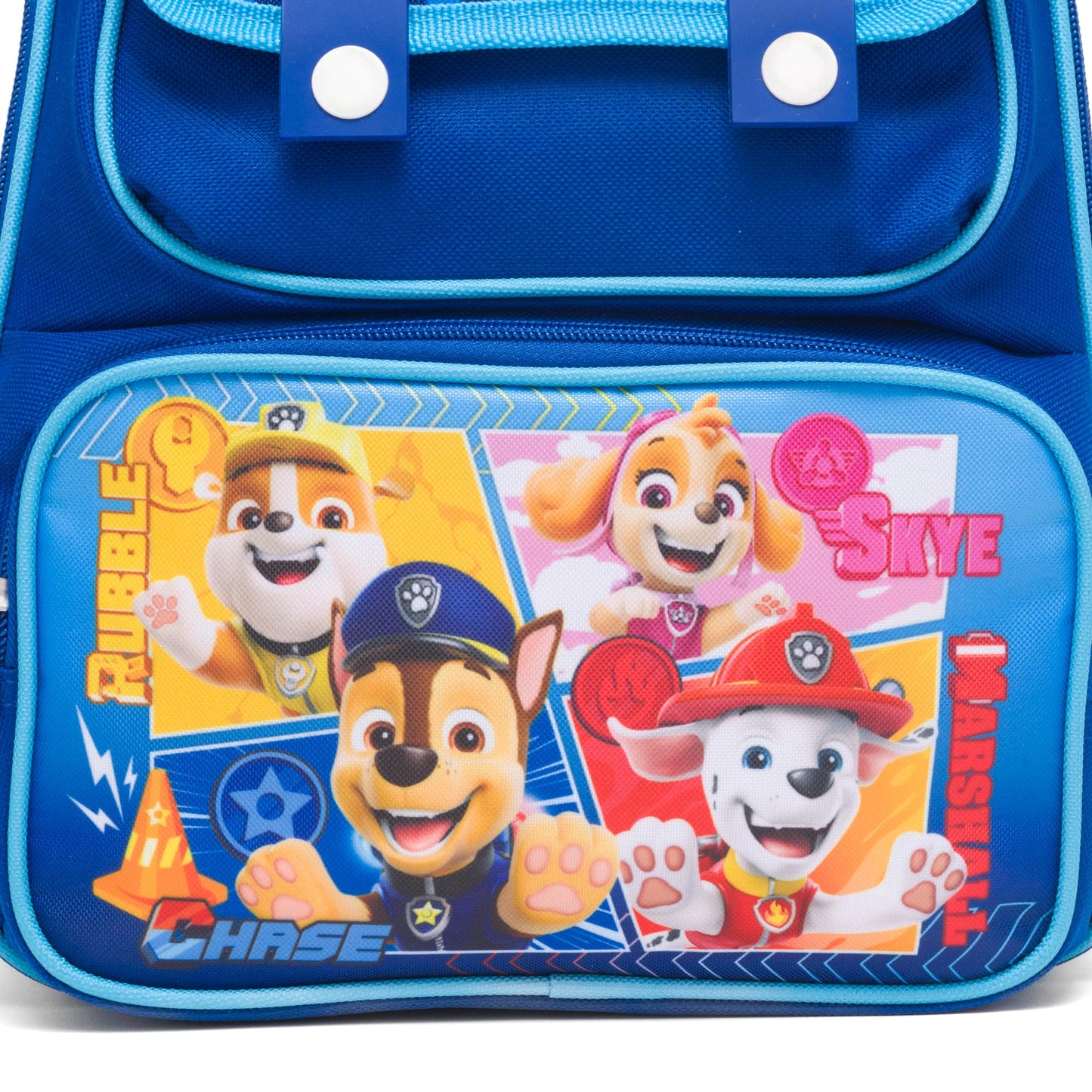 Ruz - Paw Patrols 12 Inch Pre-School backpack with Padded Back and Adjustable Straps, Medium, Blue, A28244