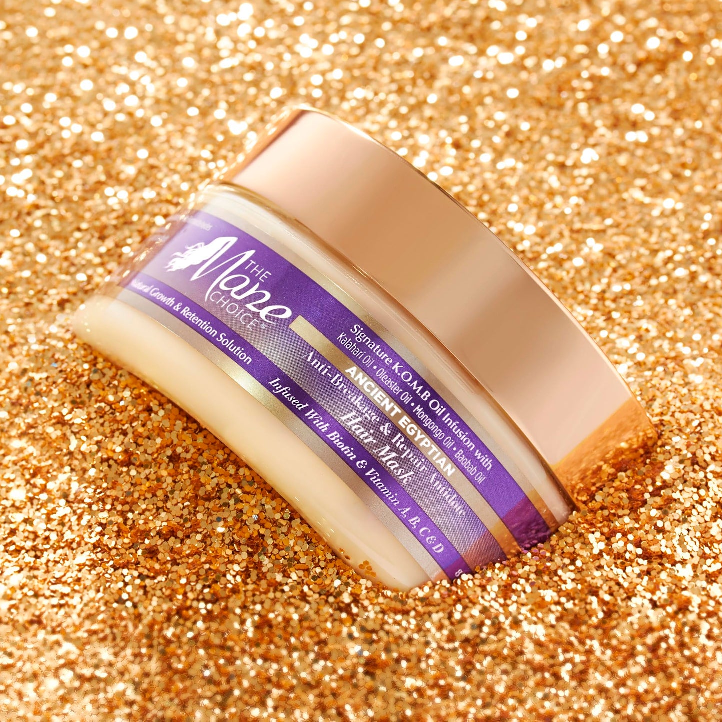 The Mane Choice Ancient Egyptian Anti-Breakage & Repair Antidote Hair Mask for Coily, Wavy & Curly Hair, 8 Ounce