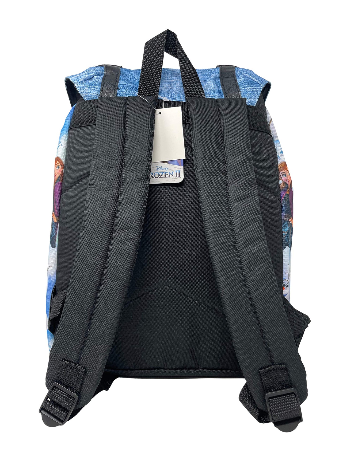Limited KBNL Frozen 2 Allover Pattern Preppy Vintage Style 16 School Backpack Blue, Large, 20760