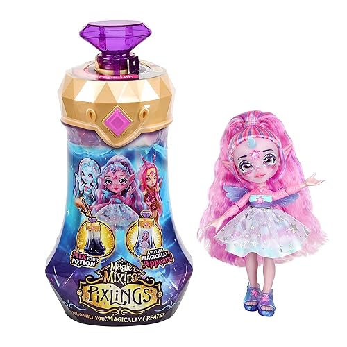 Magic Mixies Unia The Unicorn Pixling - Reveal 6.5" Doll from Potion Bottle