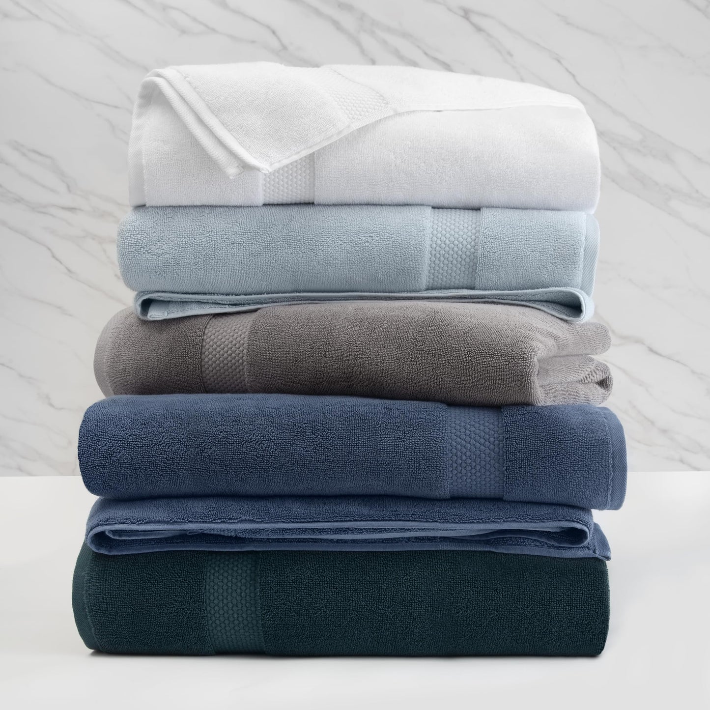 Kassatex Atelier 800 Gram Bath Sheet Towels (Chalk)