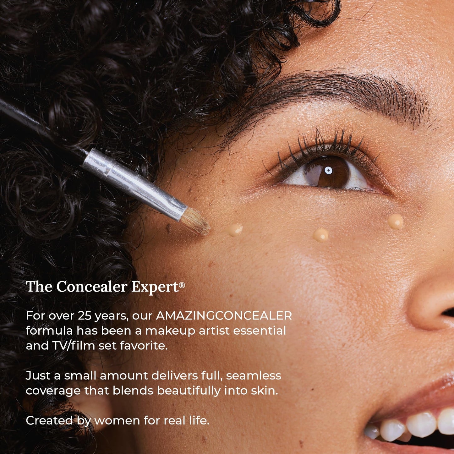 AmazingCosmetics Amazing Concealer, multipurpose full coverage concealer, 0.2 Oz, Medium Beige