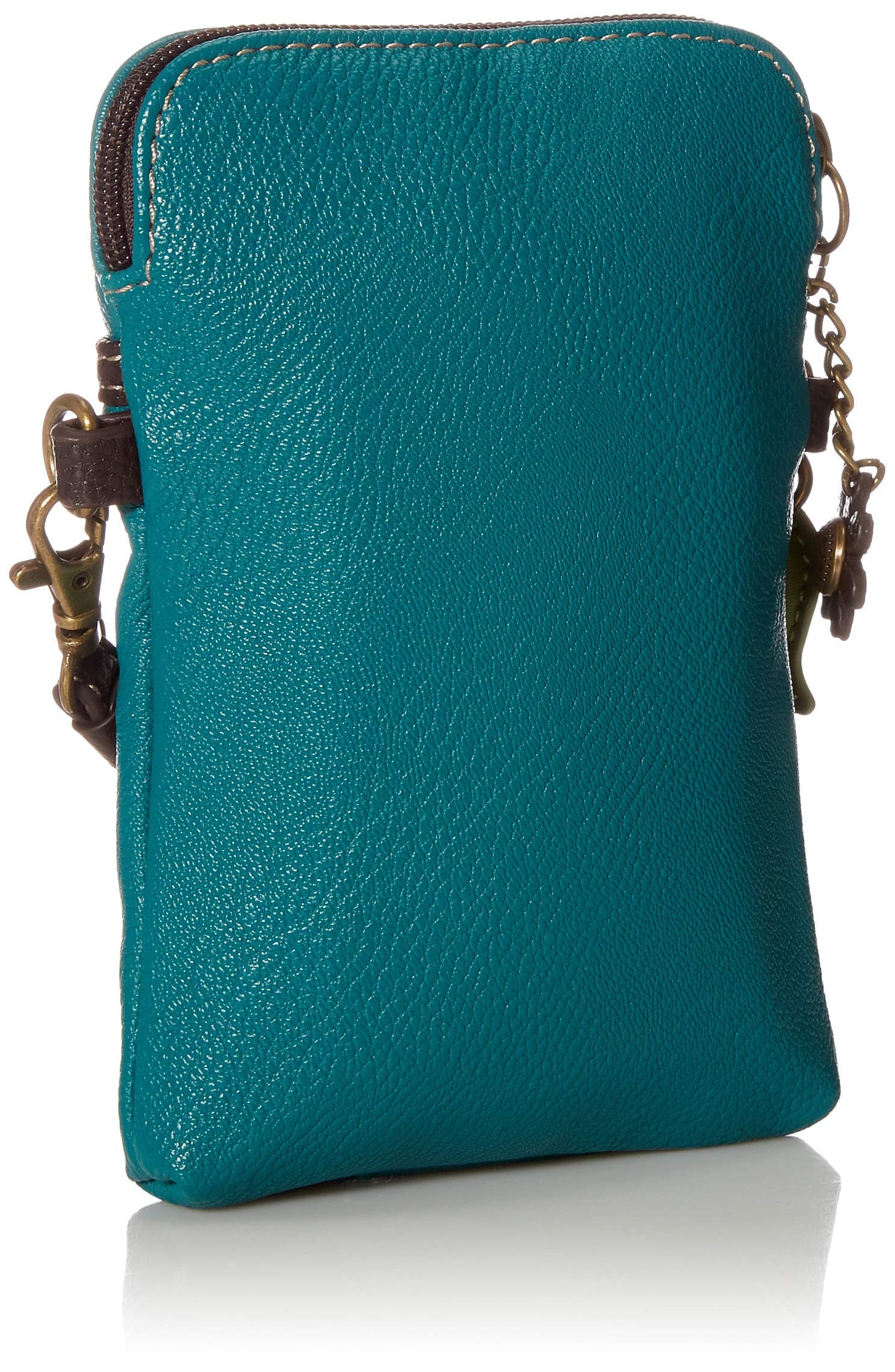 Chala Red Parrot Cellphone Crossbody Handbag - Convertible Strap Bird Lovers