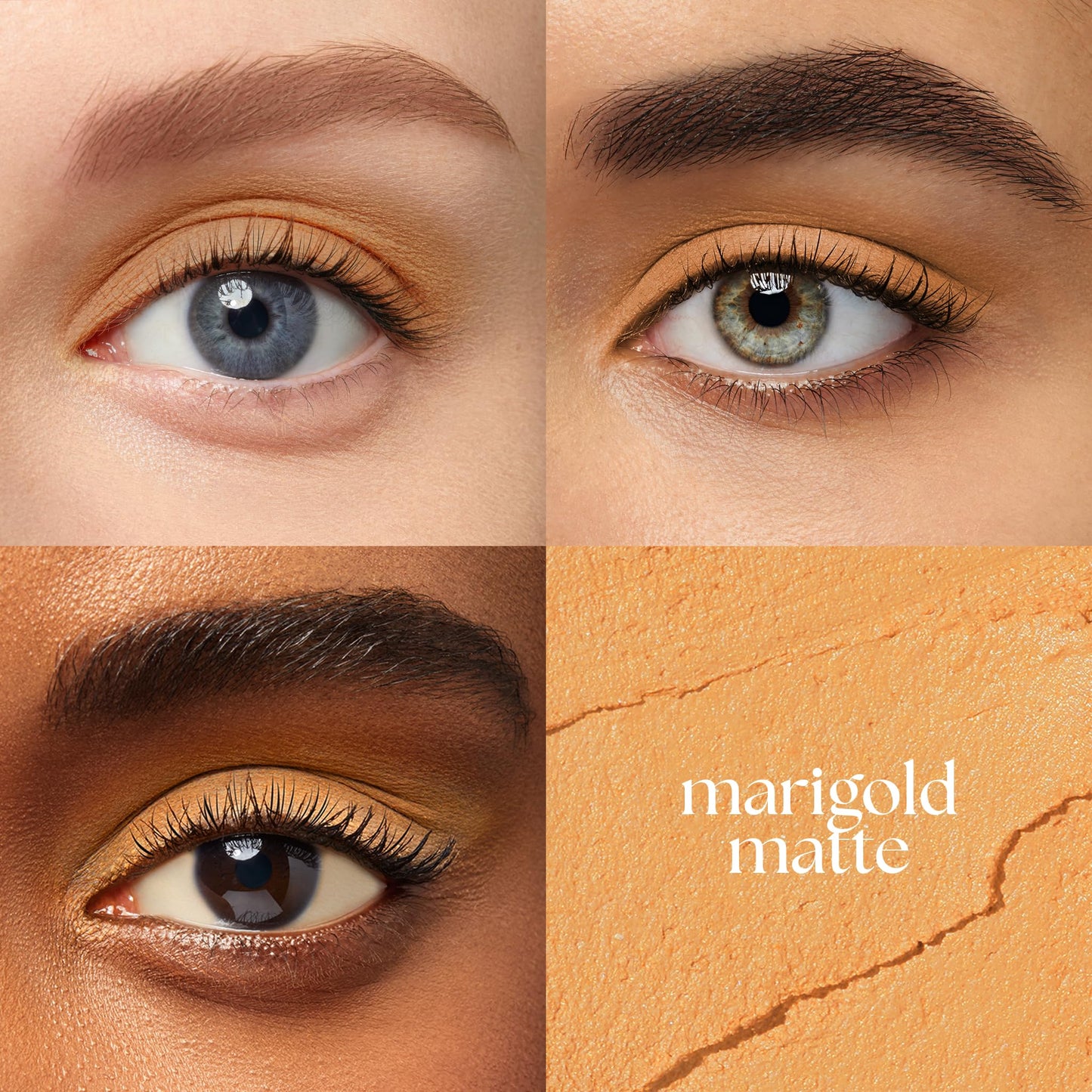 Julep Eyeshadow 101 Cream-to-Powder Waterproof Shadow Stick - Marigold Matte - Long-Lasting, Crease-Proof, Warm Golden Undertones Matte Cream