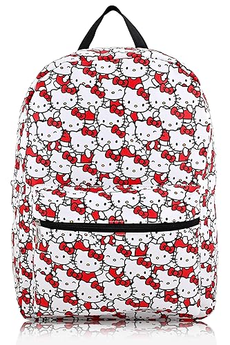 Sanrio Hello Kitty Backpack for Girls, Boys, Women, Men, Adults, Unisex | Cute PU Leather Large Travel Backpack Purse Shoulder Purse | Hello Kitty…