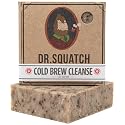 Dr. Squatch Cold Brew Cleanse Coffee Soap Bar - Blend of Shea Butter, Salt, Kaoilin Clay, and Some Top Notch Coffee Beans - Organic Handmade in USA