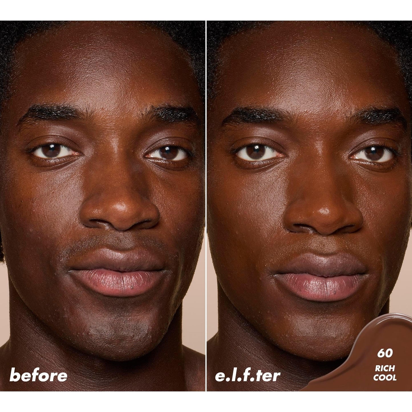 e.l.f. Soft Glam Satin Concealer, Medium Coverage For Blemishes & Under-Eye, Crease-Resistant, Long Lasting, Vegan & Cruelty-Free, 60 Rich Cool