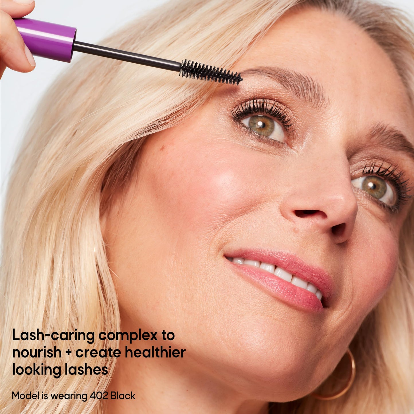 Almay Thickening & Tint Mascara, Instant Soft Full Volume, Conditions & Darkens Natural Lashes Over Time, No Flaking or Clumping, 402 Black, 2 count