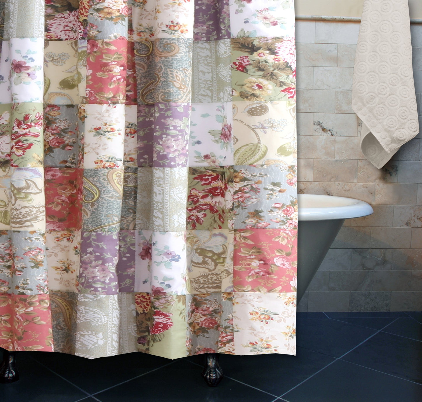 Greenland Home Blooming Prairie Shower Curtain, Multi