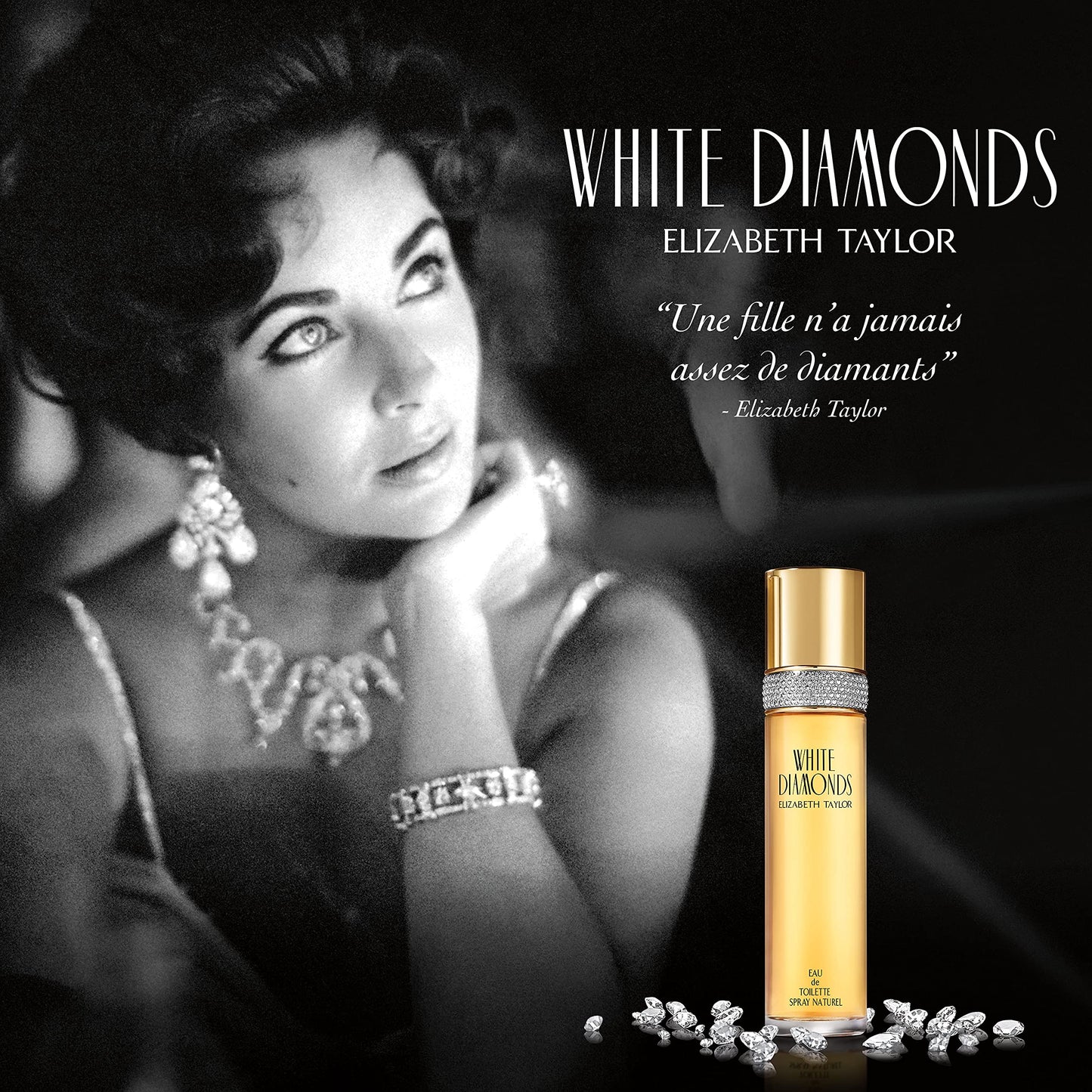 White Diamonds Lustre by Elizabeth Taylor Fragrance Mist 8 oz for Women