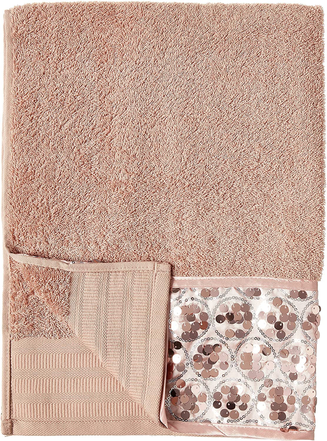 Popular Bath Blush Sinatra Bath Decor Accessories, Premium, Durable, Acrylic Resin, Eco-Friendly 3-Piece Bath Towel Set