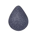 REVLON Konjac Sponge Charcoal - Facial Cleansing, Exfoliation - Round - Rubber - Black