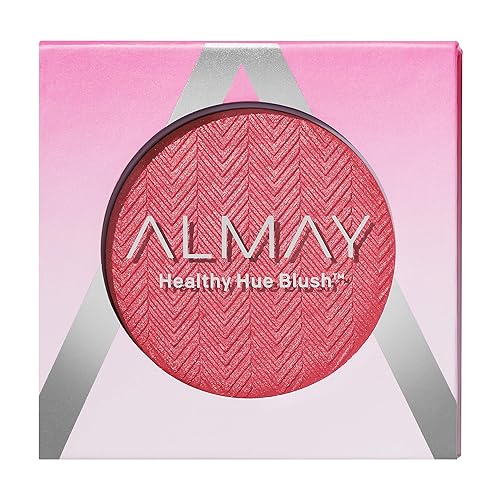 Almay Blush, Face Makeup, High Pigment Powder, Healthy Hue, Hypoallergenic, 400 Wild Berry, 0.32 Oz