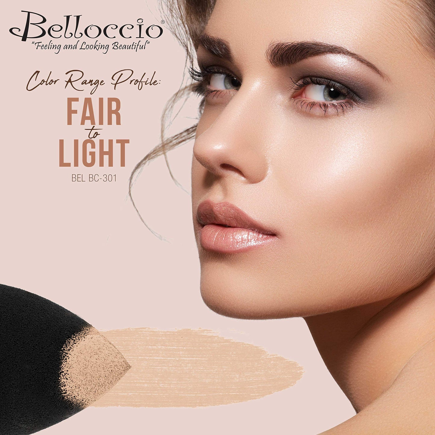 Belloccio High Definition Fair Shade Makeup Concealer 5 gram Jar - Conceal Imperfections, Hide Blemishes, Dark Under Eye Circles, Cosmetic Cream - Use