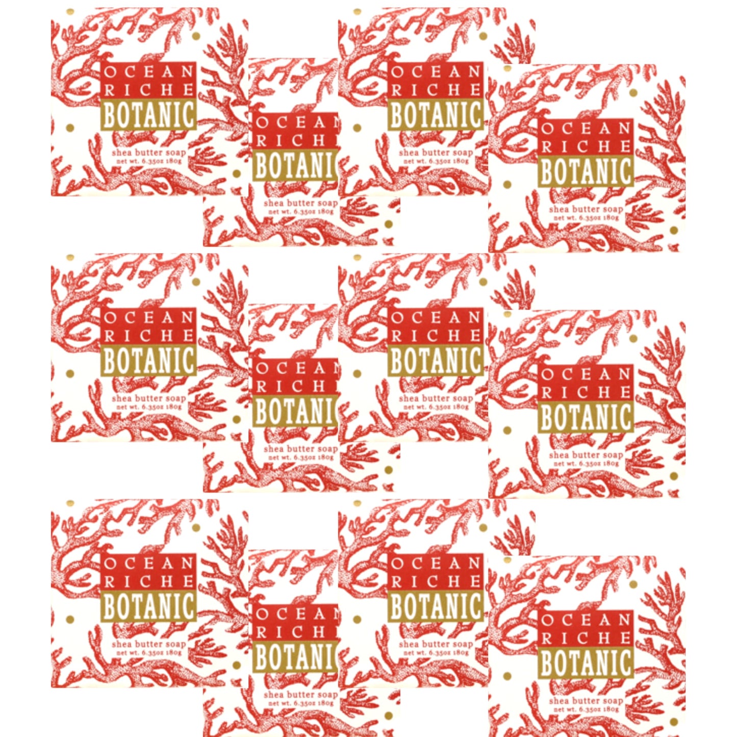 Greenwich Bay Mini Botanical Soap Bars - 12 Pack 1.9 oz Each - Individually Wrapped Guest Soaps for Airbnb, Spa, Travel, Bath - Travel Size Bar Soap