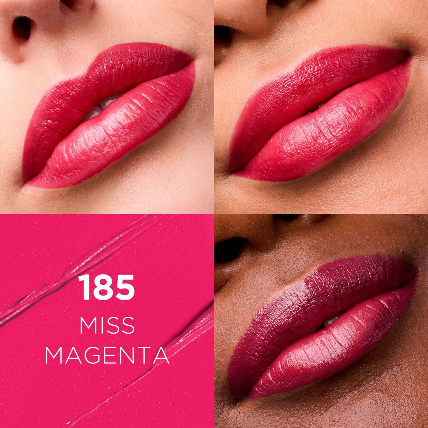 L'Oréal Paris Colour Riche Lipstick, Miss Magenta, 0.13 oz.