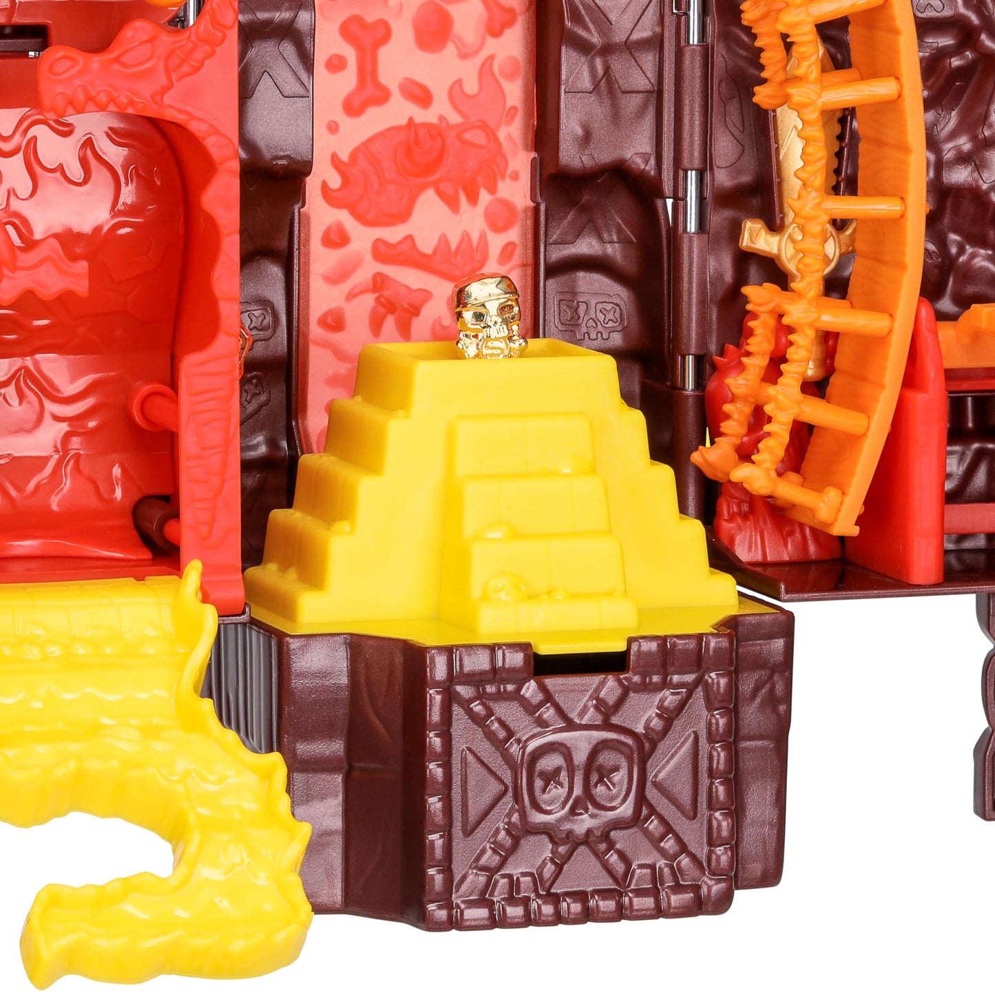 Treasure X Lost Lands Skull Island Lava Tower Micro Playset, 15 Levels of Adventure. Survive The Traps and Discover 2 Micro Sized Action Figures.…