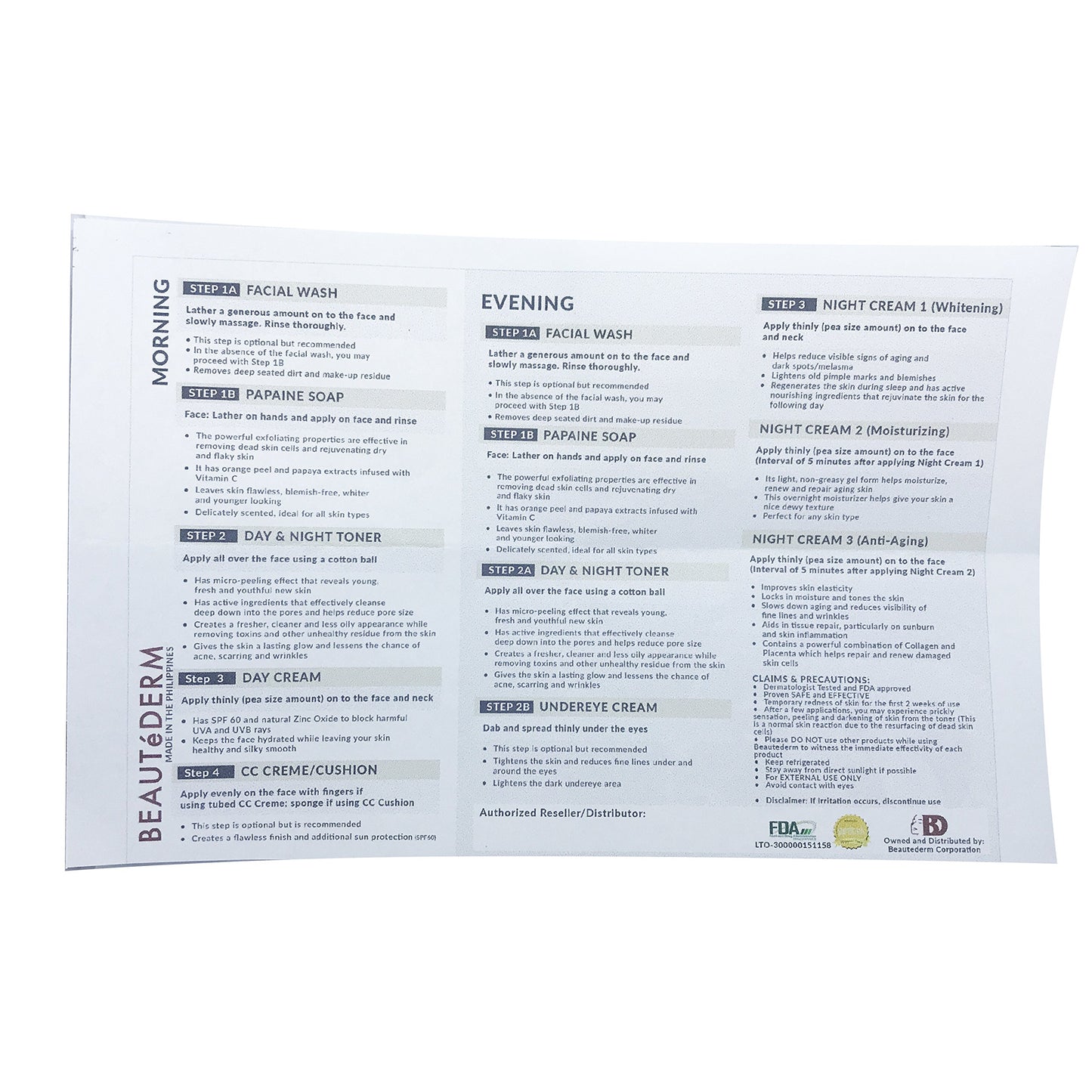 Beautederm Best Skincare Anti Aging Beauty Set | Restoration skin treatment suppleness for healthy, dewy and rosy look (REGULAR SET)