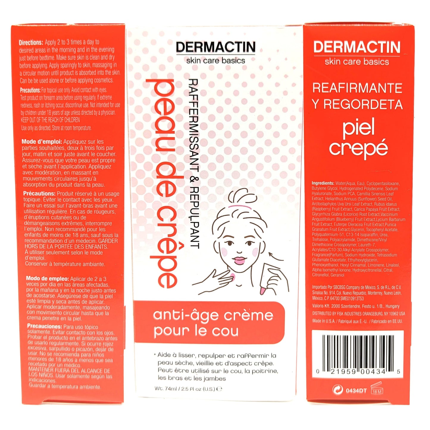 Dermactin Crepe Skin Firming Cream 2.5 oz.