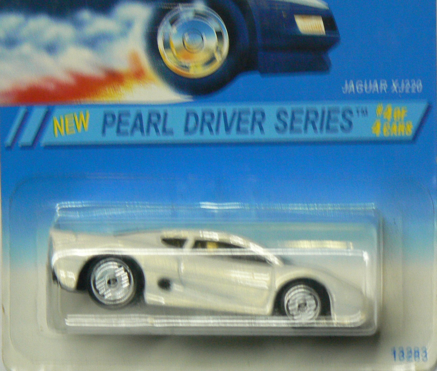 Hot Wheels 1995 Pearl Driver Series (#4 of 4) Jaguar XJ220 Collector Car #296