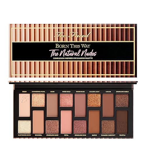 Too Faced Born This Way The Natural Nudes Eye Shadow Palette | High Pigment + Shimmer, 0.42 Ounce