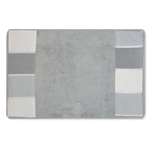 Popular Bath Modern LINE, Bath Rug, Grey