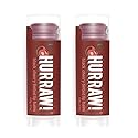 Hurraw! Black Cherry Tinted Lip Balm, 2 Pack: (Sheer Red Tint) Organic, Certified Vegan, Cruelty and Gluten Free. Non-GMO, 100% Natural Ingredients.