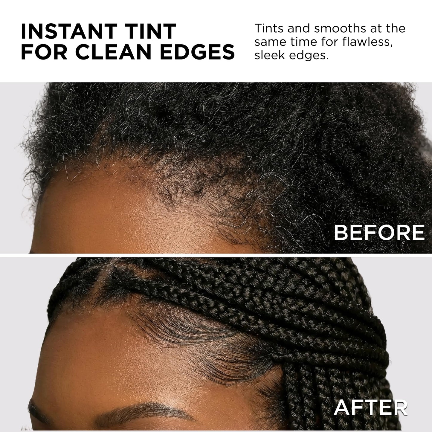 Style Factor EDGE BOOSTER HIDEOUT Water-Based Pomade | Strong Hold & Instant Gray Coverage | Slick Styling for Flyaways, Edges & Roots | High Shine