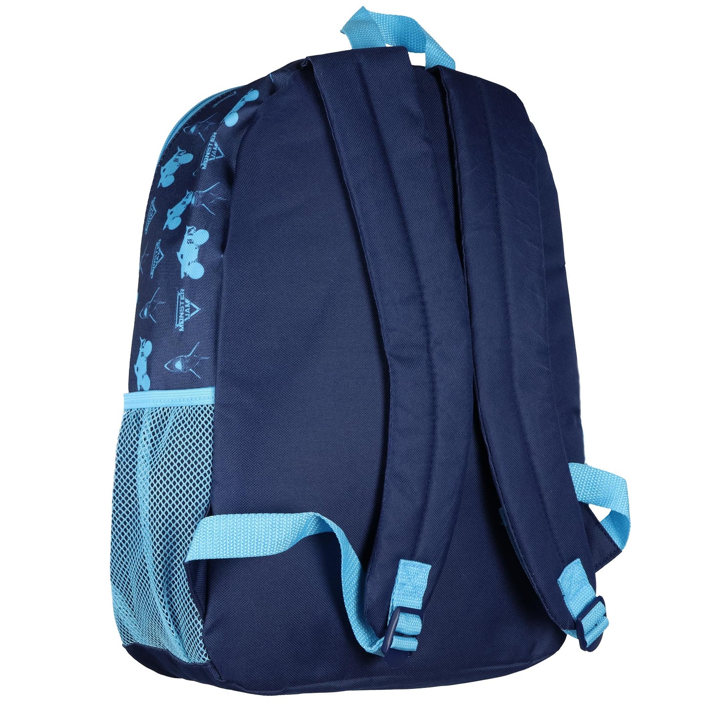 INTIMO Monster Jam Megalodon 5-Piece Backpack Mega Set with Detachable Lunch box Water Bottle Pencil Case and Stickers Set