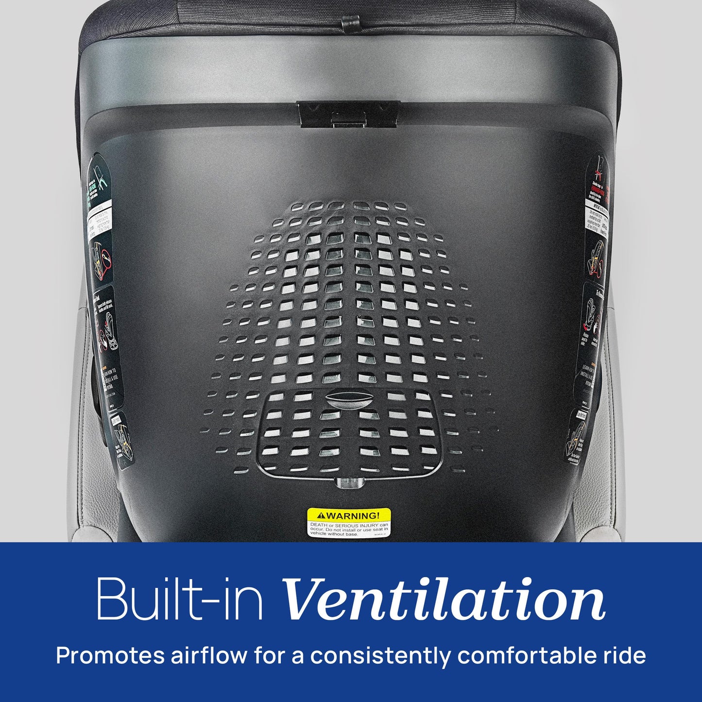 Chicco Fit360 ClearTex Rotating Convertible Car Seat with 360 Degree Rotation for Rear-Facing and Forward-Facing Usage, LeverLock Self-Tensioning…