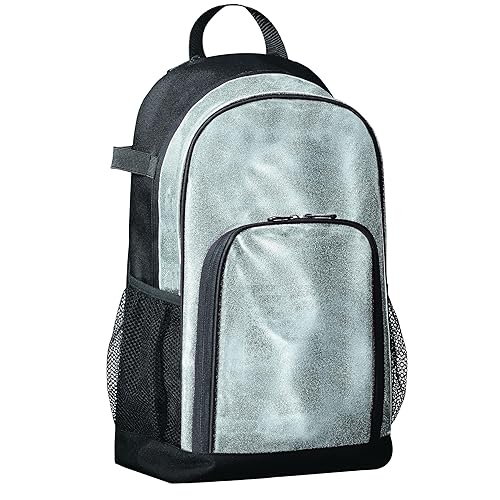 Augusta Sportswear All Out Glitter Backpack Silver Glitter/Black OS