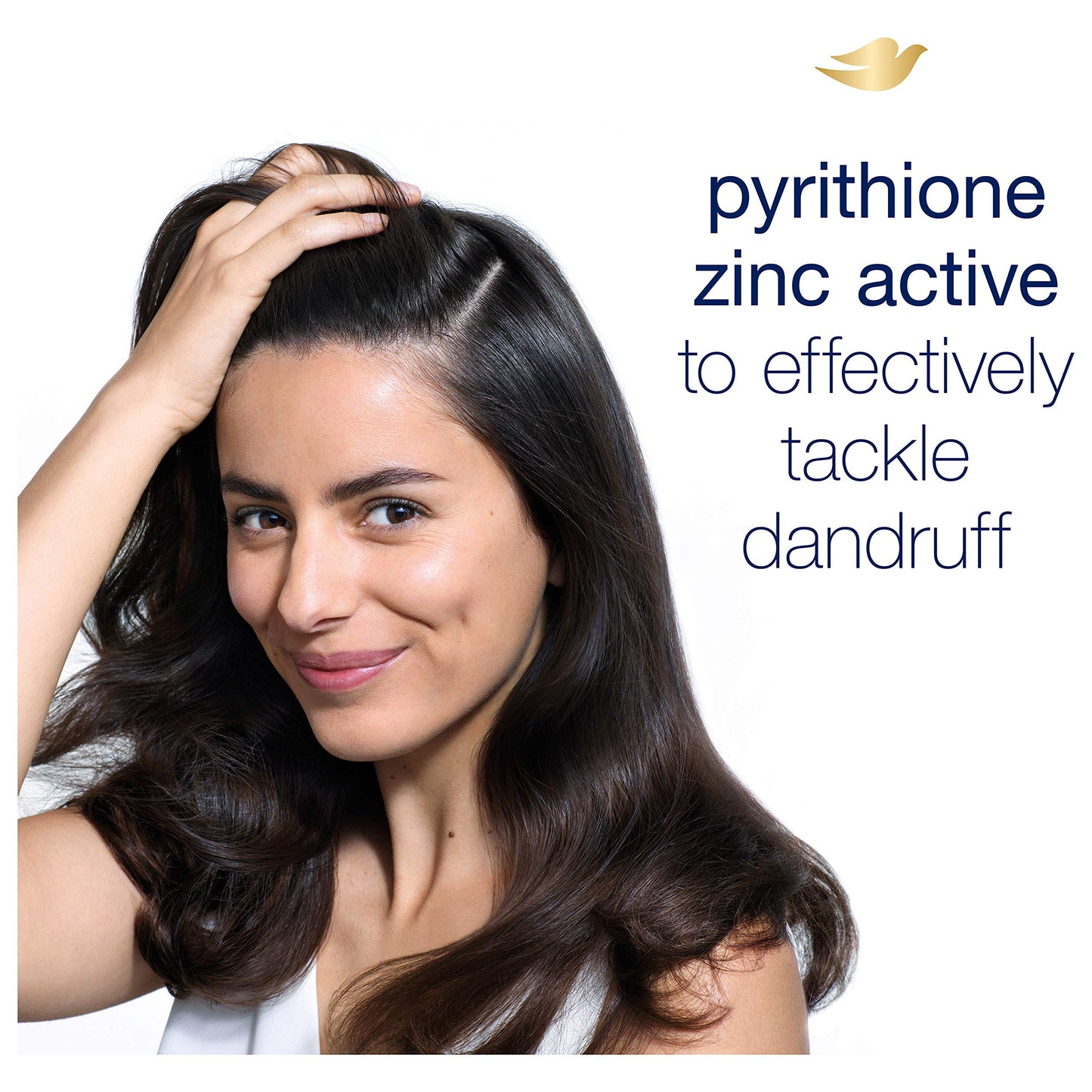 Dove DermaCare Scalp Anti Dandruff Shampoo for Dry and Itchy Scalp Dryness and Itch Relief Dry Scalp Treatment with Pyrithione Zinc 12 oz