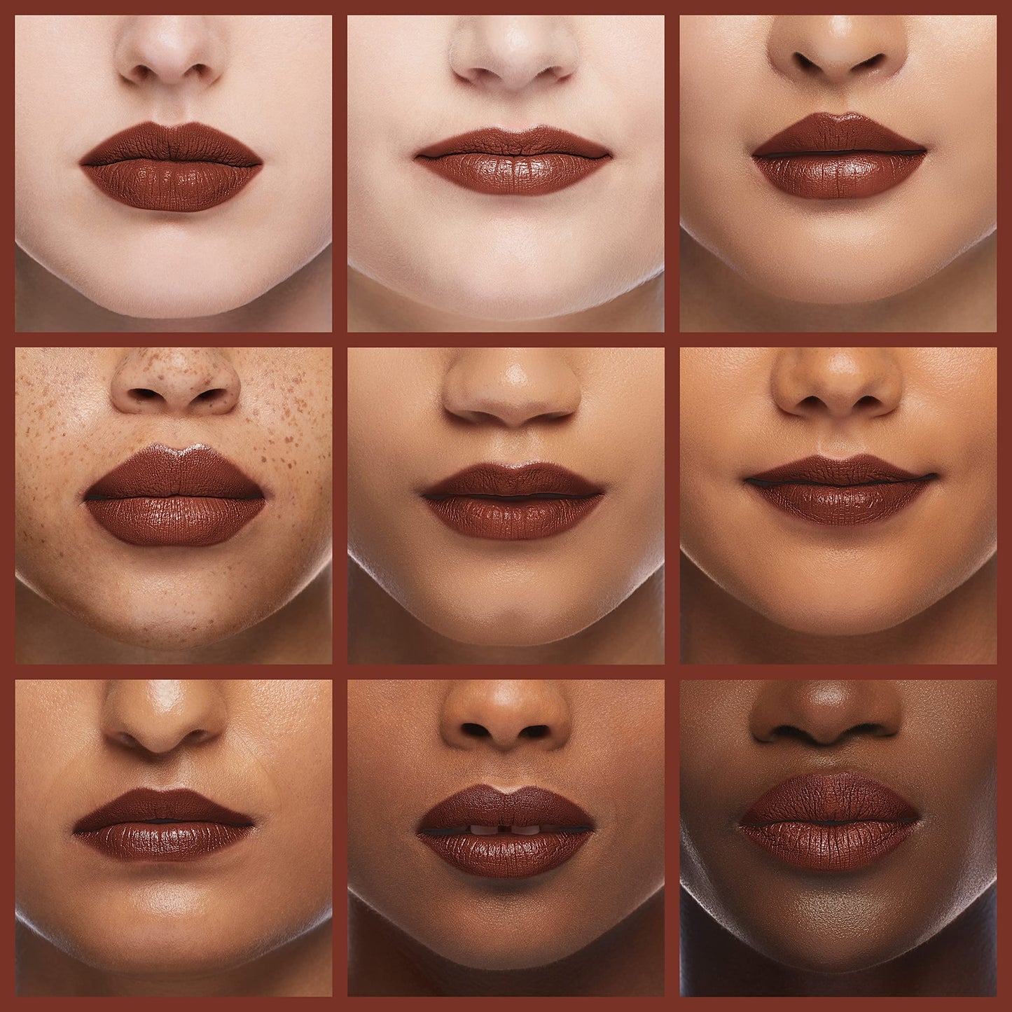 wet n wild Rose Comforting Glossy Natural Lipstick Dark Red Pecan Glaze