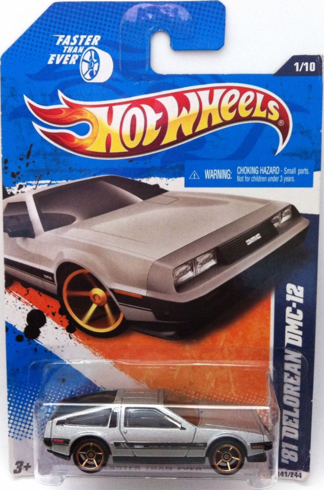 Hot Wheels 2011 Faster Than Ever 81 Delorean DMC-12#1/10