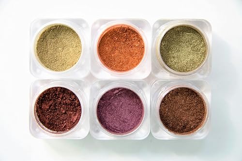 Naked Cosmetics Mica Powder Pigment for Makeup - Lip Gloss Pigment Powder for Lipstick - Pigment Powder for Nails - Loose Mica Pigment Powder for Face