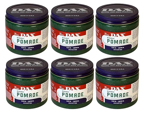 Dax Pomade (Bergamot) 14 Ounce Jar (414ml) (6 Pack)