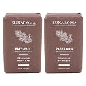 Sunaroma Soap Bar Patchouli 8 Ounce (Pack of 2)