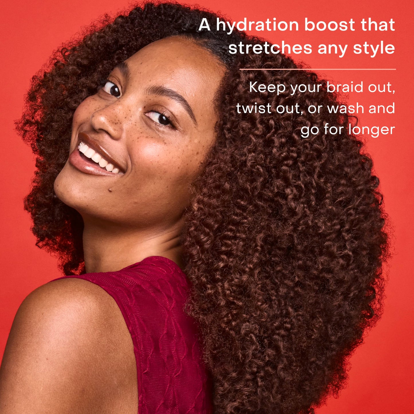SheaMoisture Curl Stretch Refresher Spray Kalahari Melon Oil and Marula Oil Between Wash Style Stretcher Boosts Hydration, Fights Humidity and Frizz