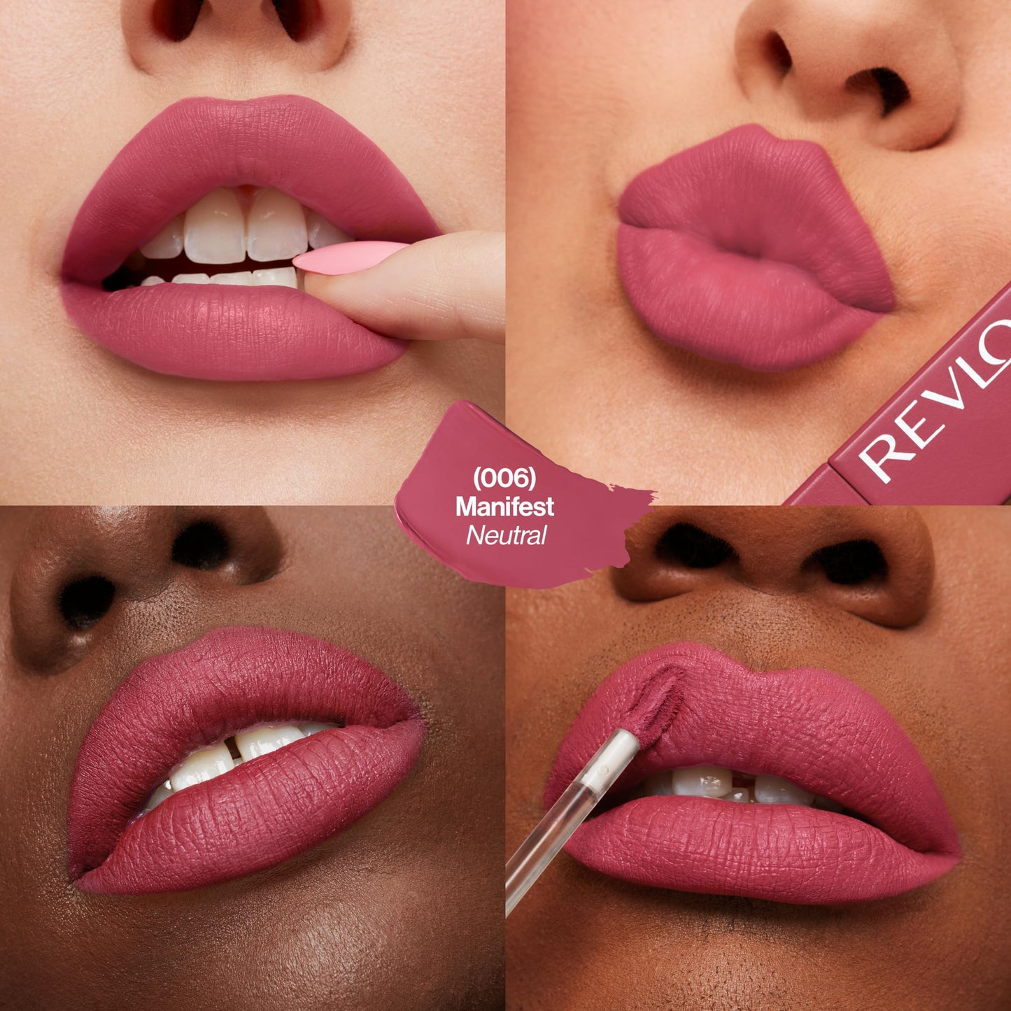 Revlon ColorStay Limitless Matte Liquid Lipstick, Vegan Formula, No-Budge, Longwear Lip Color, Long Lasting, Lightweight/Comfortable, Waterproof, 006