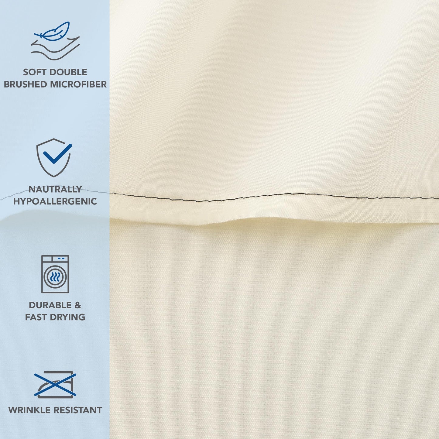 Arkwright Bulk Twin Flat Sheets - Pack of 6 - Soft Brushed Microfiber Hypoallergenic Top Sheet only with Wrinkle Resistant, Bedding Essentials for