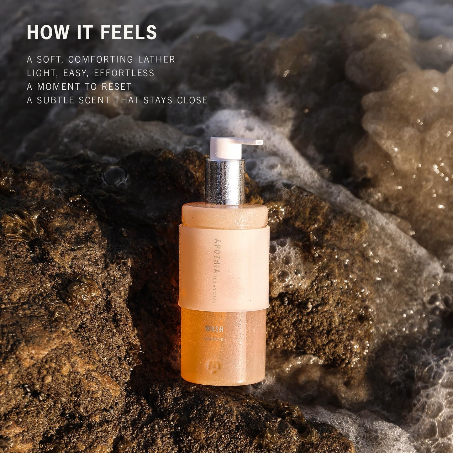 APOTHIA Hand & Body Wash | BRONZED | Orange Blossom, Jasmine, Bergamot & Musk | Hydrating Moisturizing Cleanser | Clean, Non-Toxic Formula | 10 oz