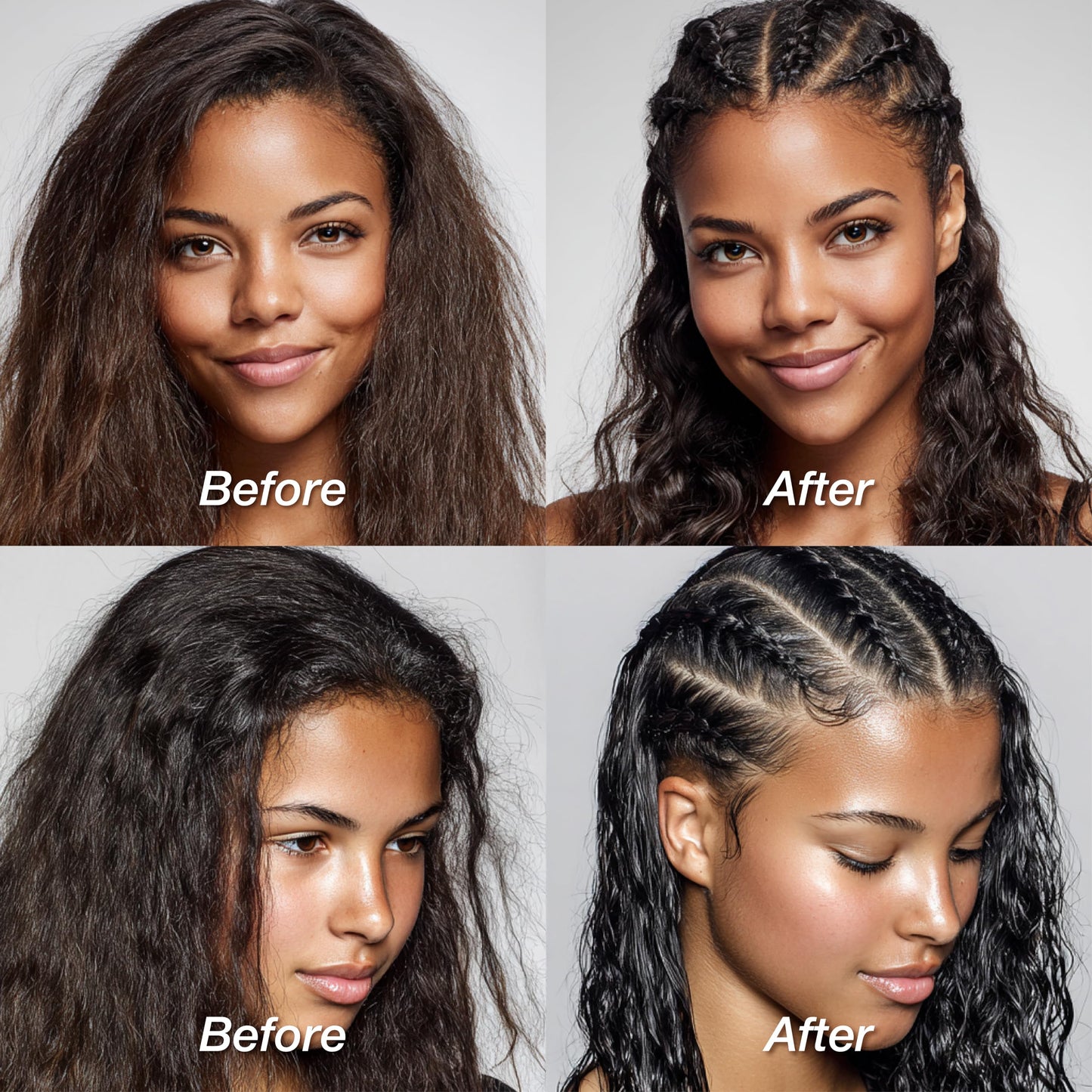 Lux Collection Wrapping Foam Lotion Wave Curl Wet Setting Styling Hair Foaming Mousse 9.6 fl.oz / 284mL Keratin
